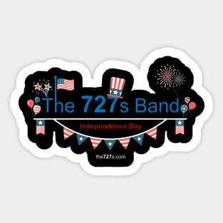 The 727s Band - Independence Day Logo Sticker